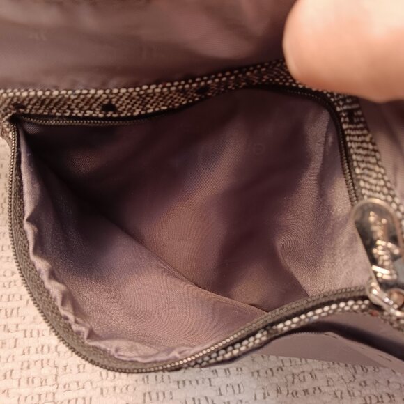 thirty-one women's 'Everything' black tweed dot 3 way adjustable purse bag - Picture 10 of 15